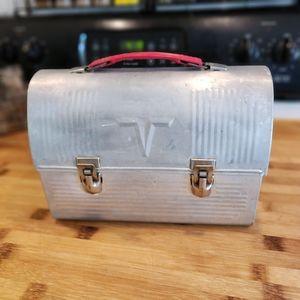 Vintage Thermos Aluminum Domed Lunchbox